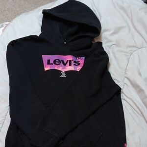 Levi's Black Hoodie Sweater for Men